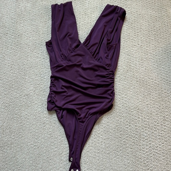 Tops - Deep V Neck Express Bodysuit